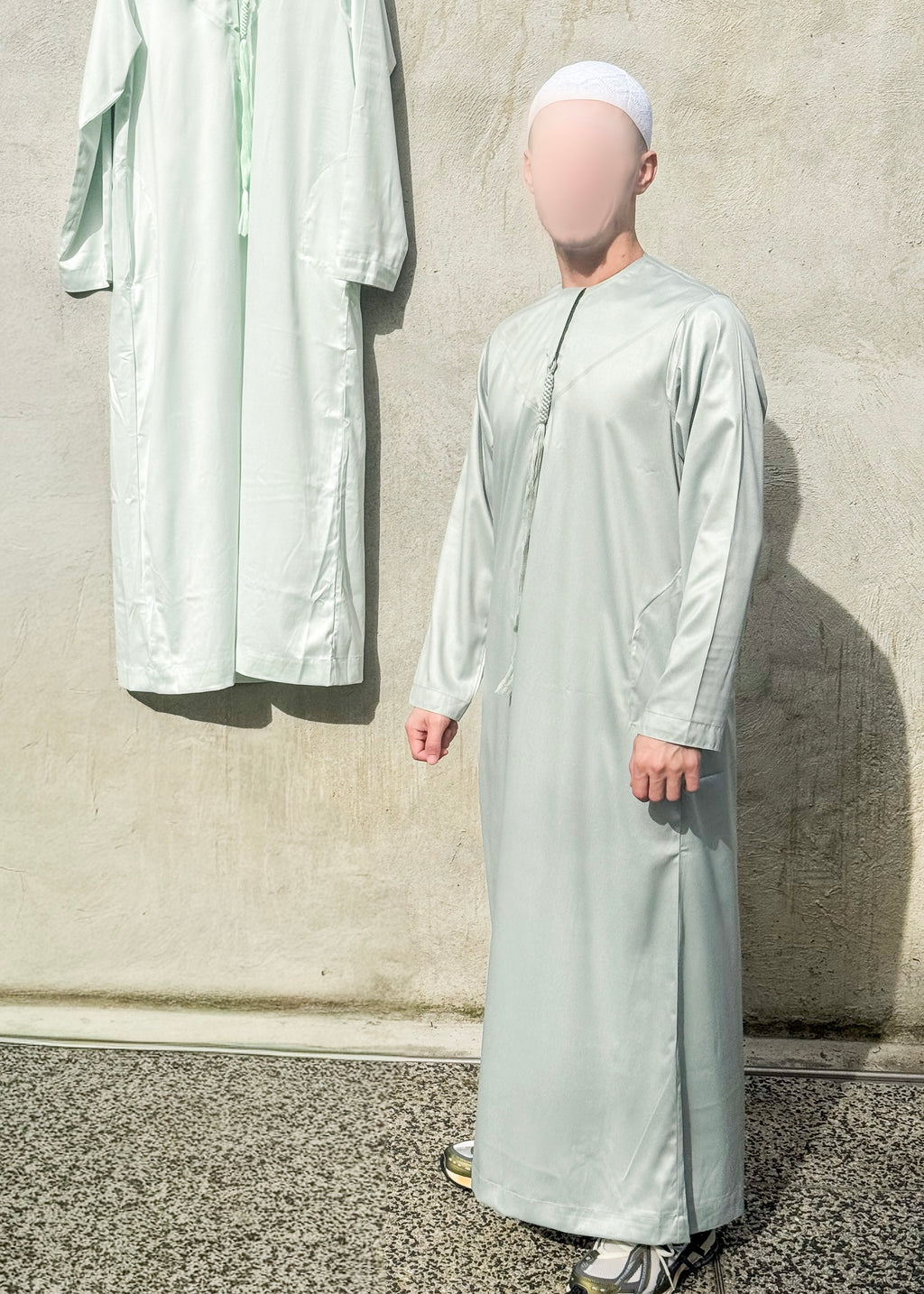 Qamis Emirati I Vert d’eau « Foncé »