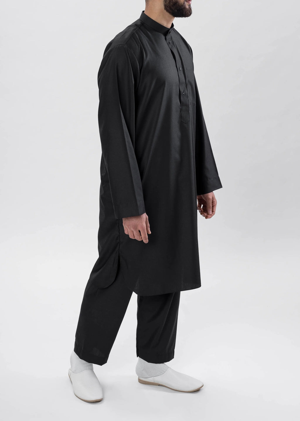 Qamis Noir - Pakistanais - Emqamis
