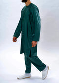 Qamis Vert Bouteille - Pakistanais - Emqamis