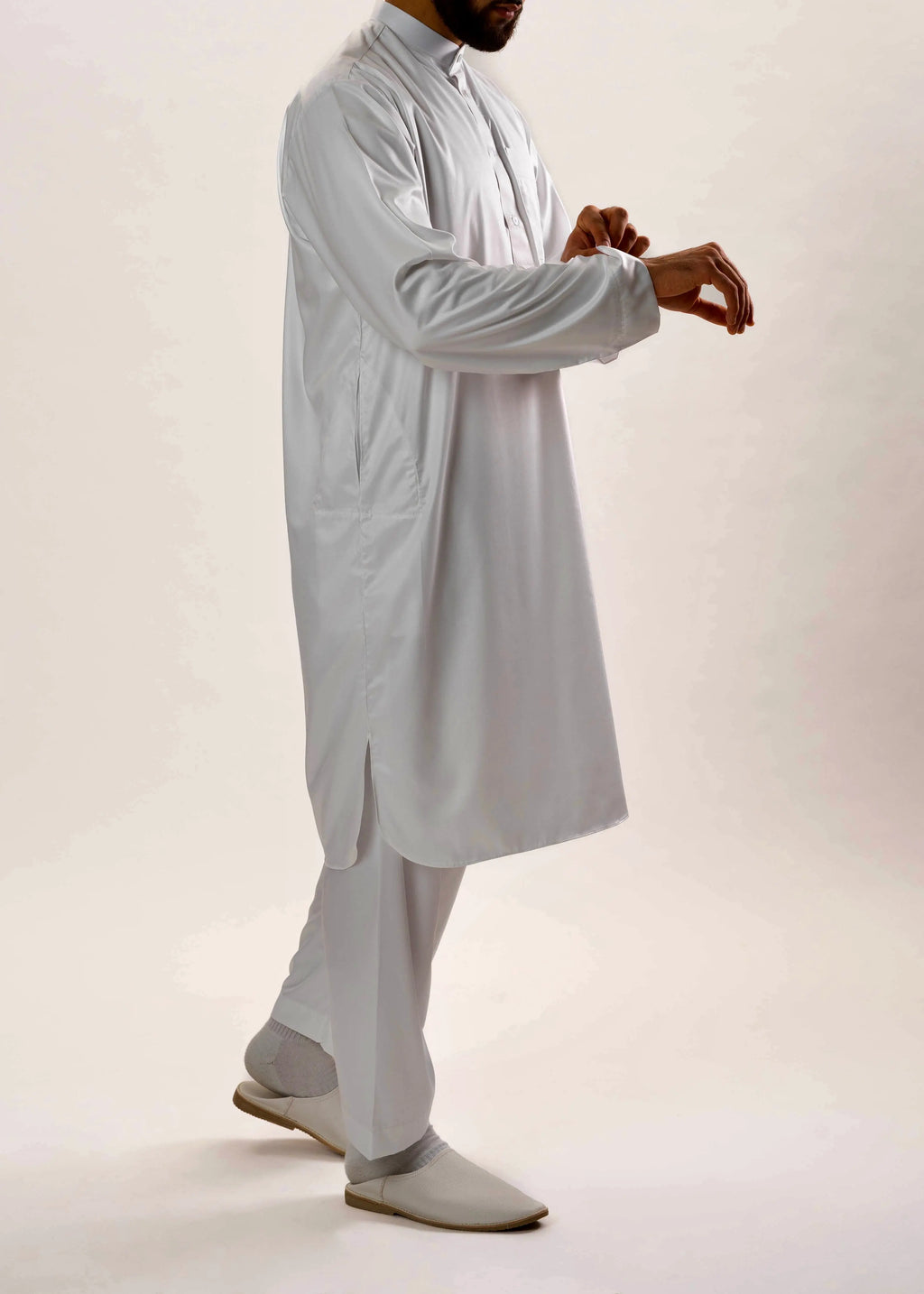 Qamis Pakistanais - Blanc - Emqamis