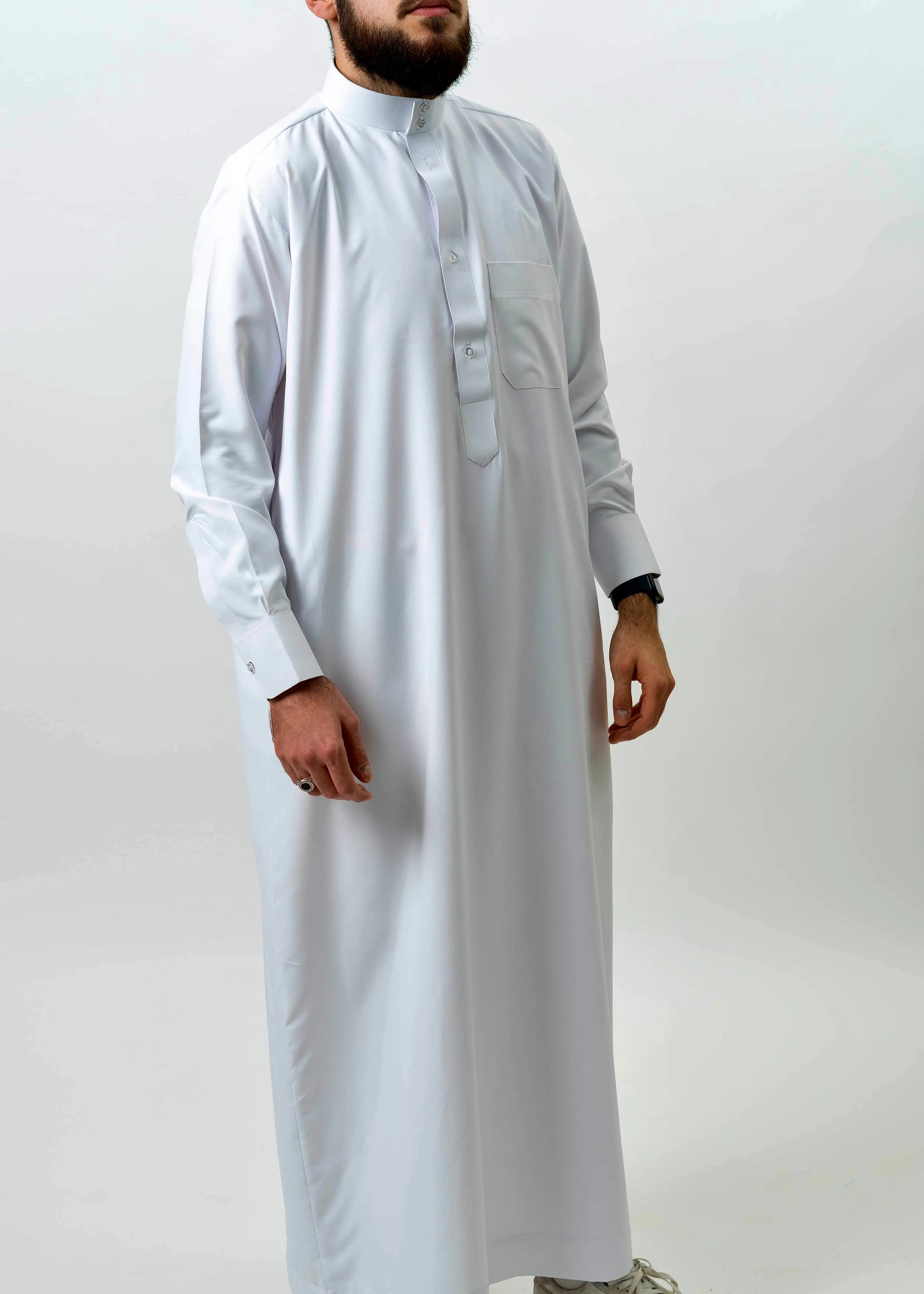 Qamis Blanc - Saoudien - Emqamis