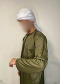 Qamis Vert Olive - Emirati - Emqamis