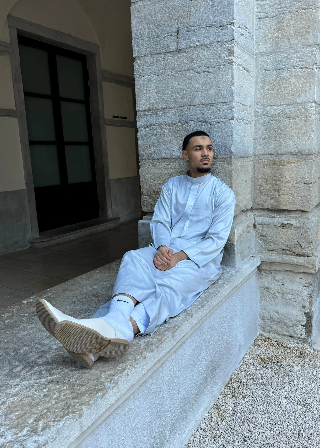 Qamis Safir | Gris - Emqamis