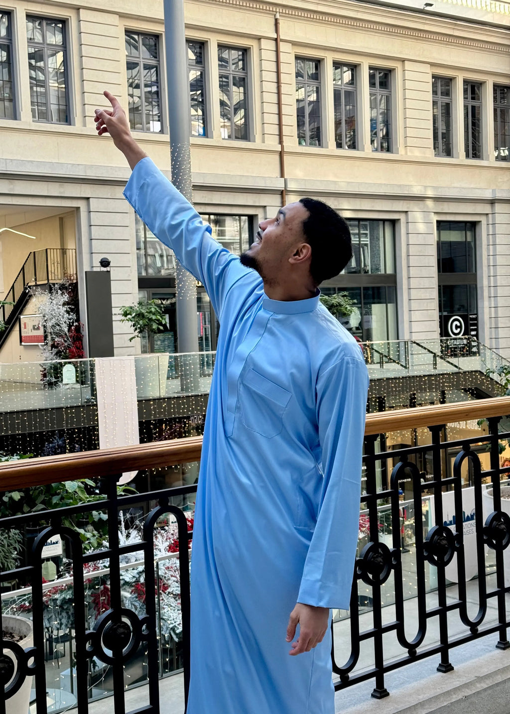 Qamis Safir | Bleu Ciel - Emqamis