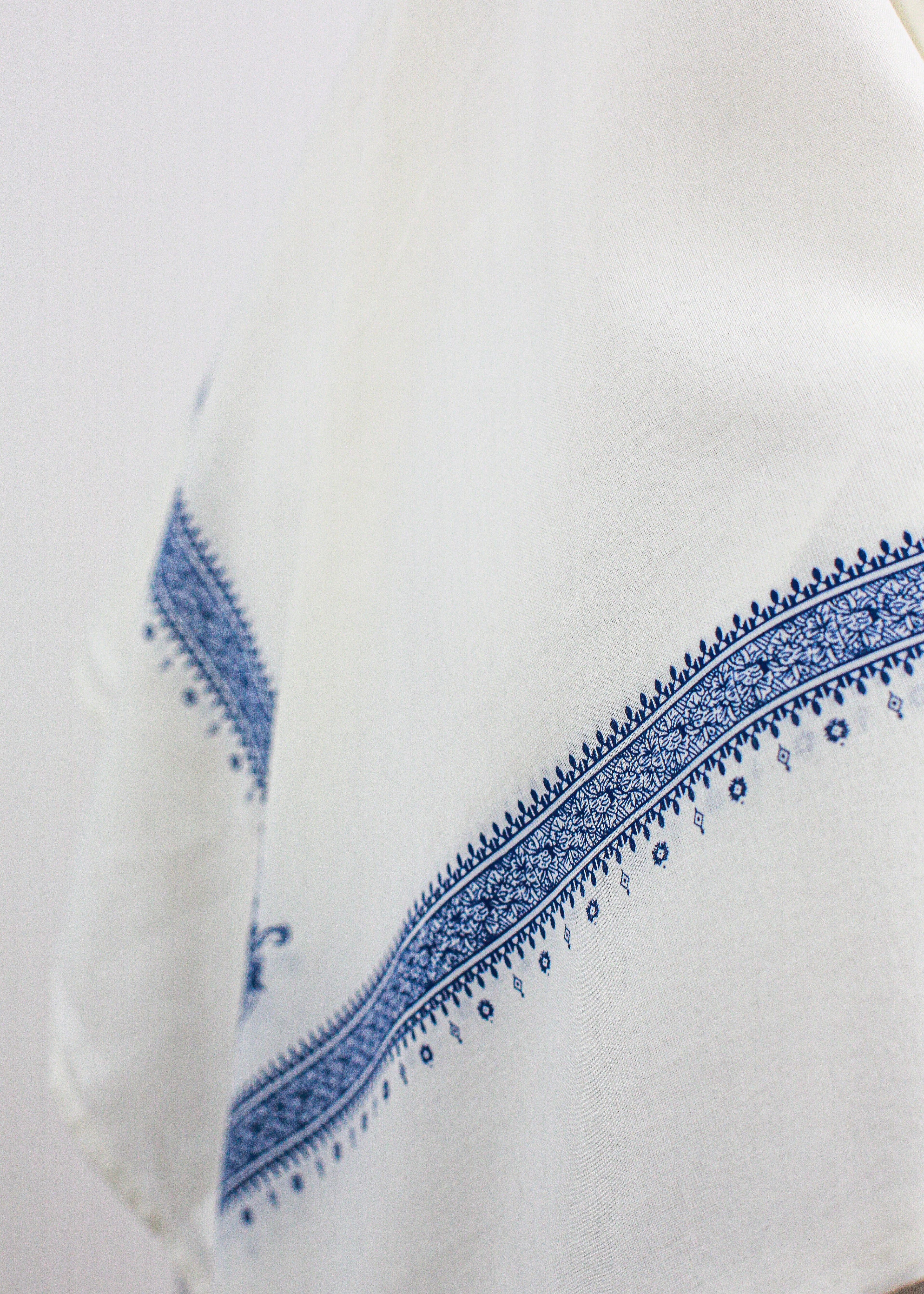 Shemagh Yéménite | Bleu - Emqamis