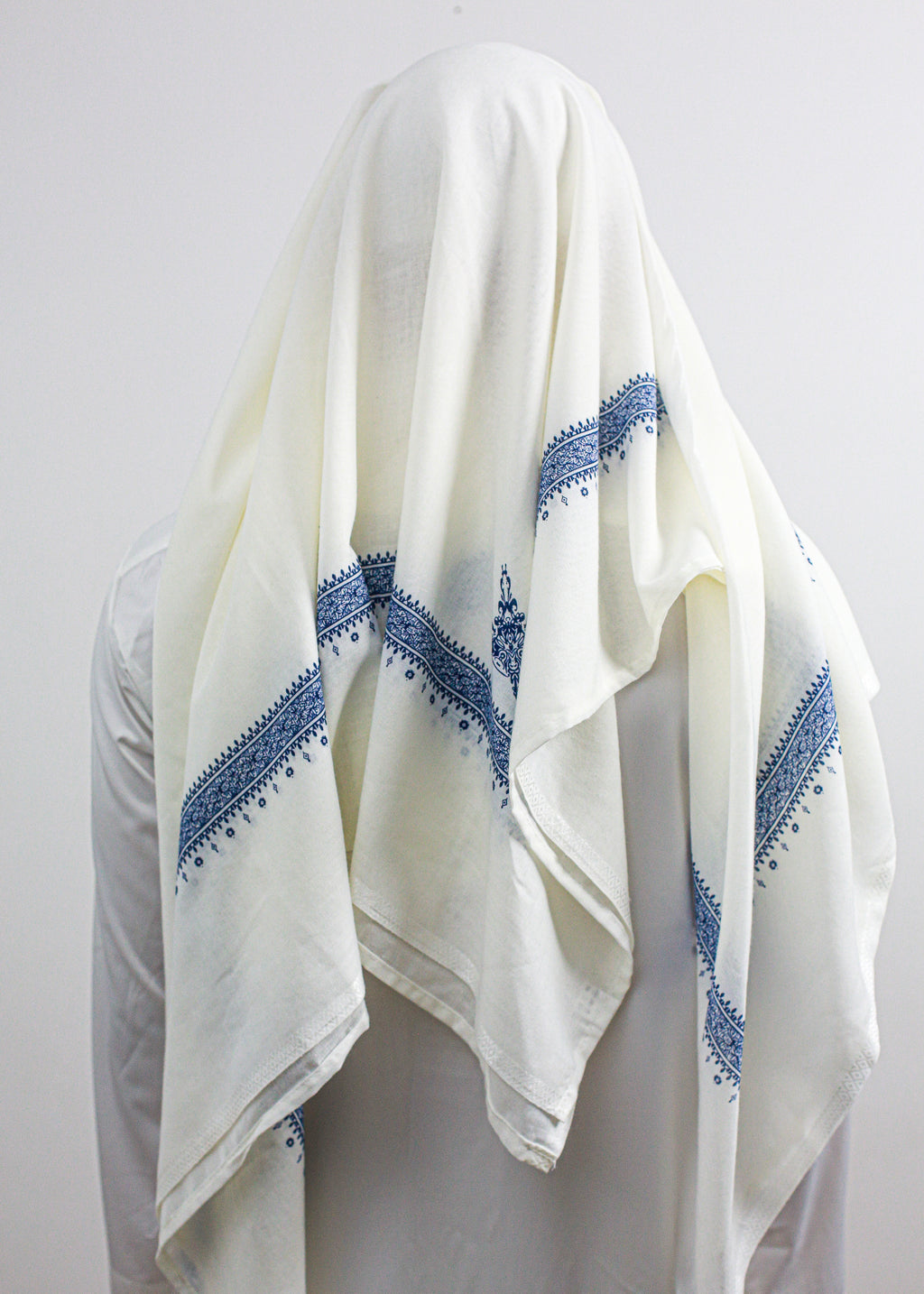Shemagh Yéménite | Bleu - Emqamis
