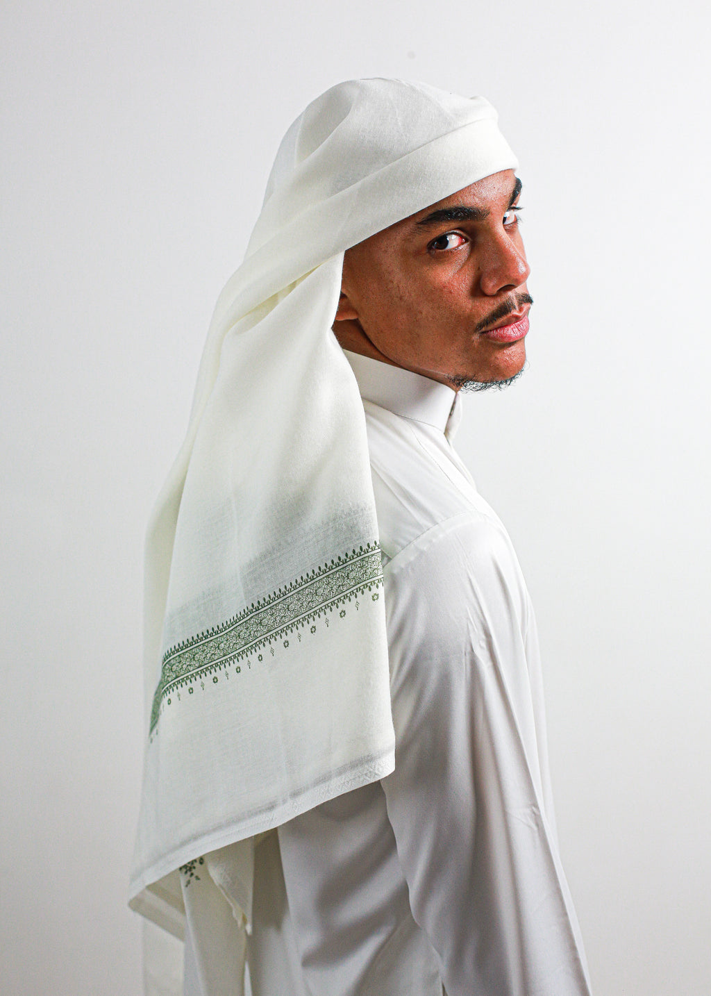 Shemagh Yéménite | Vert - Emqamis